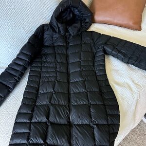 Women's Black North Face Parka